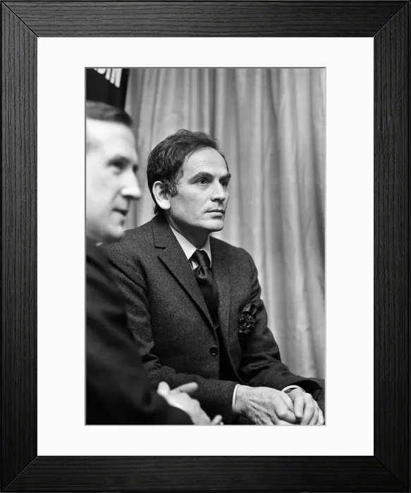 Framed Print : Pierre Cardin mens fashion designer. 24th February 1966