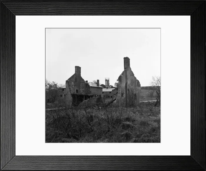 Framed Print : The village of Imber, on the Salisbury Plain in Wiltshire Framed Print : The village of Imber, on the Salisbury Plain in Wiltshire