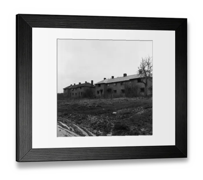 Framed Print : The village of Imber, on the Salisbury Plain in Wiltshire