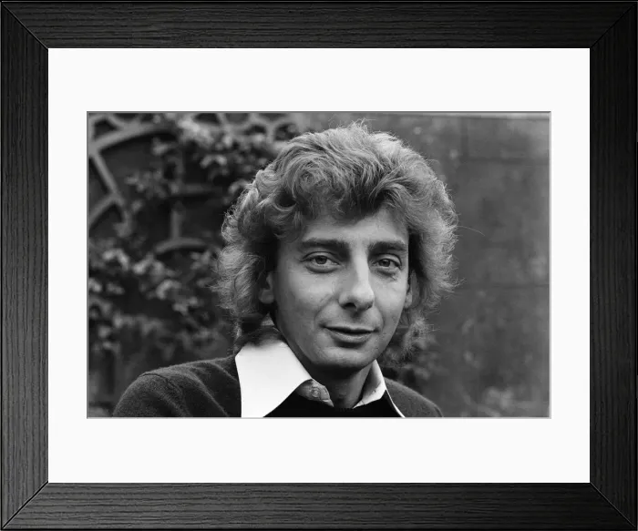 Framed Print : Barry Manilow, who is in London for four concerts at Wembley Arena