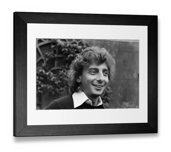 Framed Print : Barry Manilow, who is in London for four concerts at Wembley Arena Framed Print : Barry Manilow, who is in London for four concerts at Wembley Arena