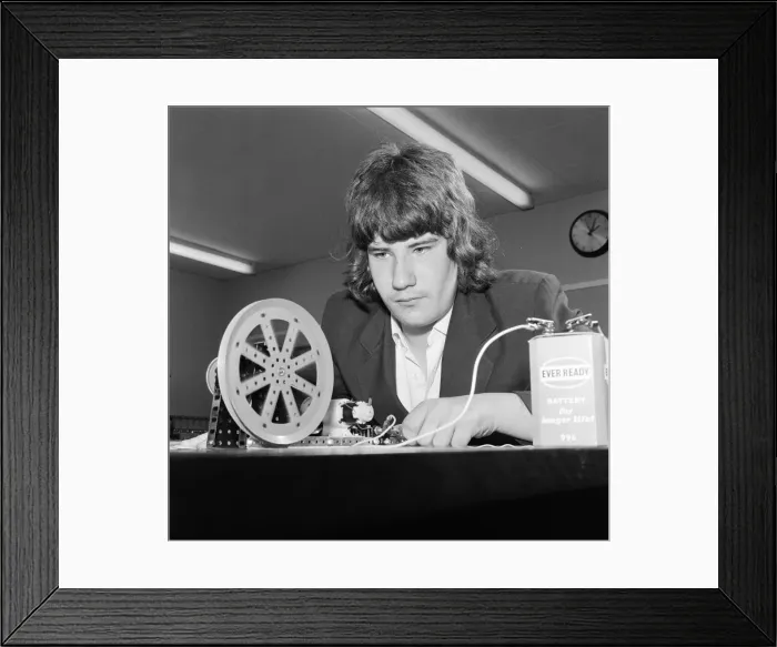Framed Print : Hustler School science class. 1971 Framed Print : Hustler School science class. 1971
