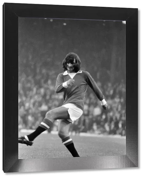 George Best of Manchester United. Manchester United v Arsenal, League Division One