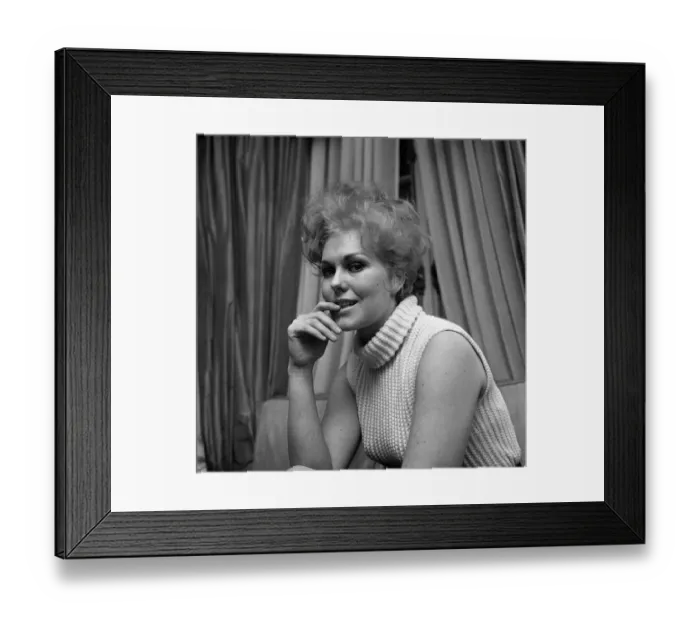 Framed Print : Actress Kim Novak in London. 31st January 1963 Framed Print : Actress Kim Novak in London. 31st January 1963