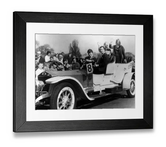 Framed Print : 1911 Rolls Royce driven by Paul Thompson of Middlesbrough