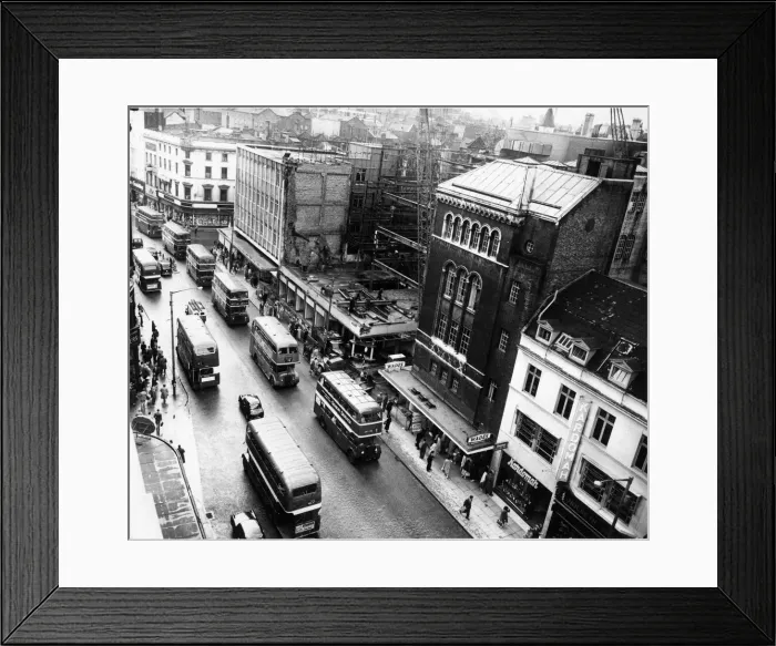 Framed Print : Church Street, Liverpool, England. Picture taken 12th July 1960 Framed Print : Church Street, Liverpool, England. Picture taken 12th July 1960