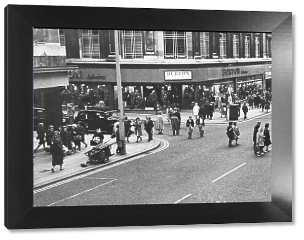 3pm on Church Street, Liverpool, England. Picture taken 28th September 1972