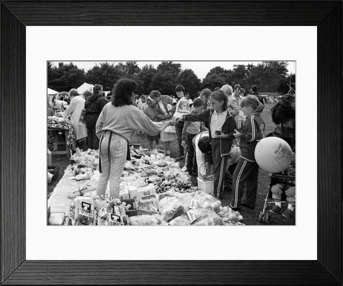 Framed Print : It was a day full of noise, action, music and fun. Kirklees traditional summer