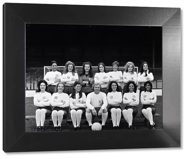 England captain Bobby Moore is pictured his own World Cup team in full England strip