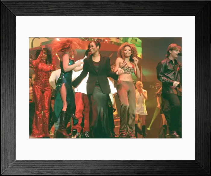 Framed Print : The Smash Hits Poll Winners Party, 1996 hosted by Ant and Dec, and Lily Savage