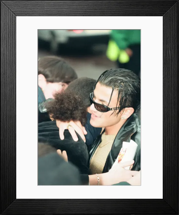 Framed Print : The Smash Hits Poll Winners Party, 1996 hosted by Ant and Dec, and Lily Savage