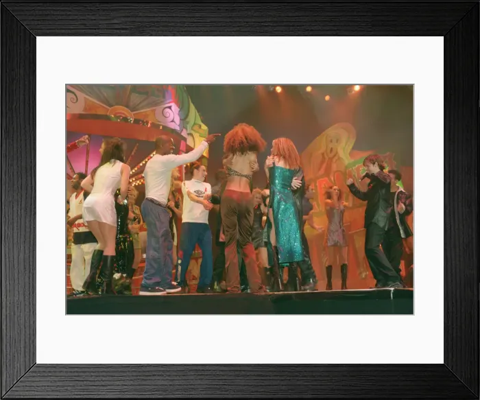Framed Print : The Smash Hits Poll Winners Party, 1996 hosted by Ant and Dec, and Lily Savage