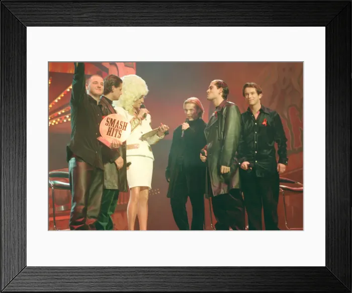 Framed Print : The Smash Hits Poll Winners Party, 1996 hosted by Ant and Dec, and Lily Savage Framed Print : The Smash Hits Poll Winners Party, 1996 hosted by Ant and Dec, and Lily Savage