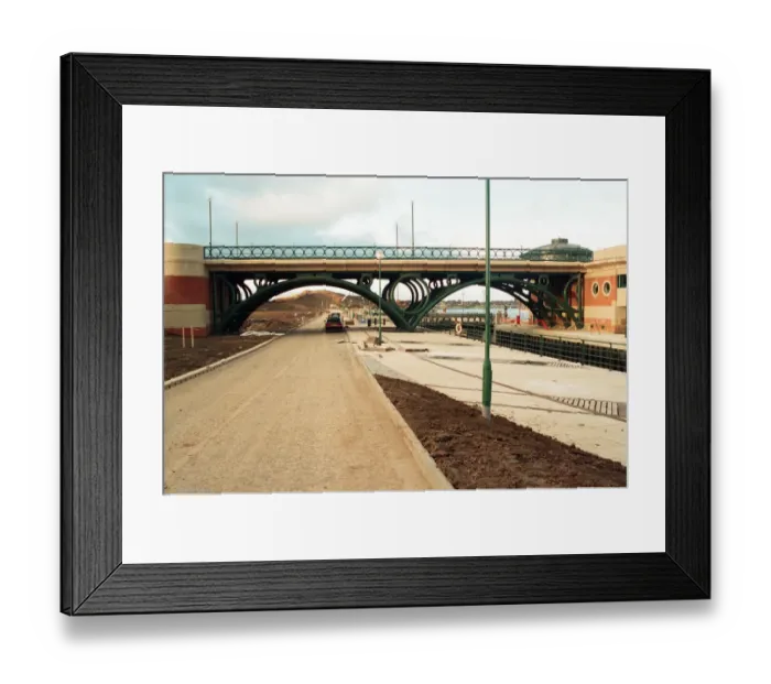 Framed Print : Teesside Barrage is raised, holding back the waters of the Tees. 12th December 1994 Framed Print : Teesside Barrage is raised, holding back the waters of the Tees. 12th December 1994