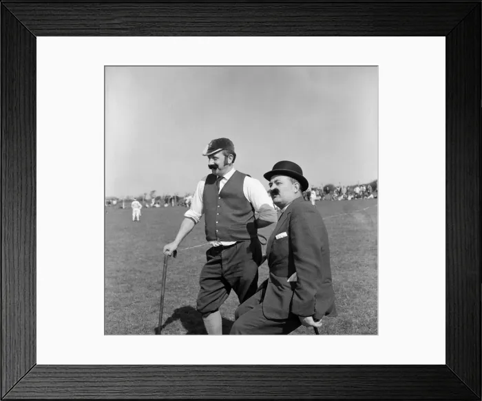 Framed Print : Men watching a Redcar Rugby 30 a side game. 1971 Framed Print : Men watching a Redcar Rugby 30 a side game. 1971