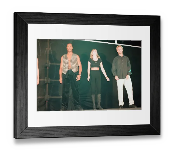 Framed Print : Newcastle United FC Fashion Show at St James Park, Newcastle, 27th September 1995 Framed Print : Newcastle United FC Fashion Show at St James Park, Newcastle, 27th September 1995