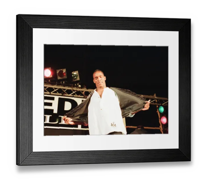Framed Print : Newcastle United FC Fashion Show at St James Park, Newcastle, 27th September 1995 Framed Print : Newcastle United FC Fashion Show at St James Park, Newcastle, 27th September 1995