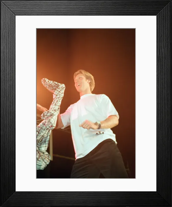 Framed Print : Newcastle United FC Fashion Show at St James Park, Newcastle, 27th September 1995 Framed Print : Newcastle United FC Fashion Show at St James Park, Newcastle, 27th September 1995
