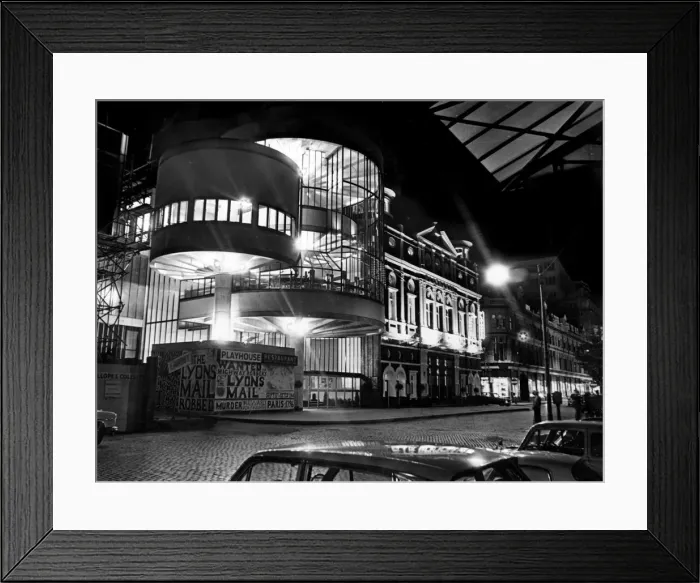 Framed Print : The sparkling new extension of the Playhouse casts its light across Williamson Square Framed Print : The sparkling new extension of the Playhouse casts its light across Williamson Square
