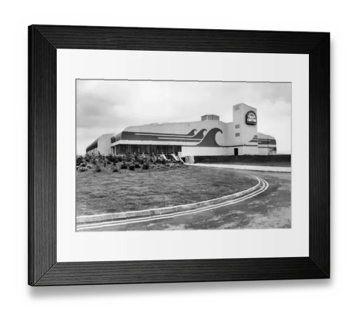 Framed Print : Rhyls multi-million pound Sun Centre, Rhyl, North Wales. June 1986