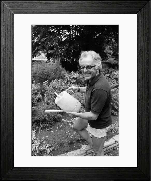Framed Print : Actor Brian Rix working in his garden, he is to be the new General Secretary of National Framed Print : Actor Brian Rix working in his garden, he is to be the new General Secretary of National
