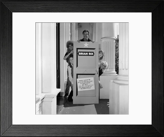 Framed Print : Brian Rix celebrates 21 years of farce, for it was not his date in 1950 that his play Framed Print : Brian Rix celebrates 21 years of farce, for it was not his date in 1950 that his play