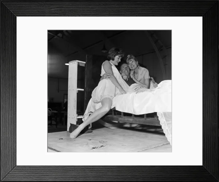 Framed Print : Elspet Gray (Mrs Brian Rix) is to make her first appearance since her car accident in