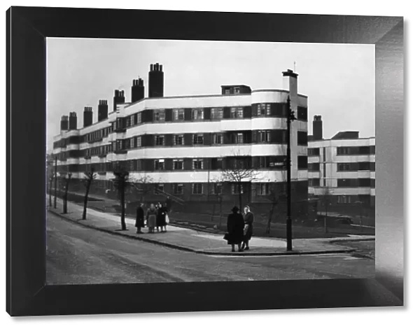 Council flats at Smedley Road and Smedley Lane, Woodlands Estate, Manchester