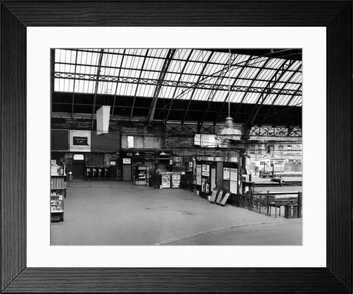 Framed Print : Central Station. Liverpool, Merseyside. August 1966