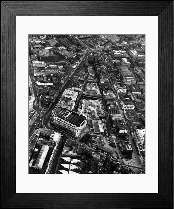 Framed Print : Operations at Central Station for the new loop link rail network. Liverpool, Merseyside Framed Print : Operations at Central Station for the new loop link rail network. Liverpool, Merseyside