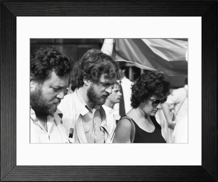 Framed Print : Organisers of the British Out of Ireland'march in Whitehall including future Framed Print : Organisers of the British Out of Ireland'march in Whitehall including future
