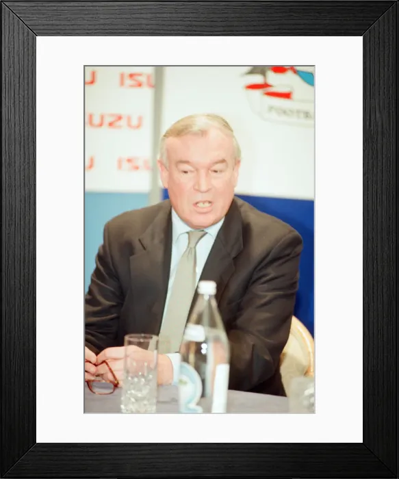 Framed Print : Coventry City, news press conference, 22nd January 1999 Framed Print : Coventry City, news press conference, 22nd January 1999