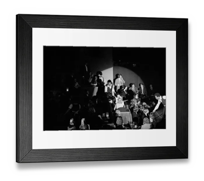 Framed Print : The Four Tops performing at Fiesta. Circa 1973