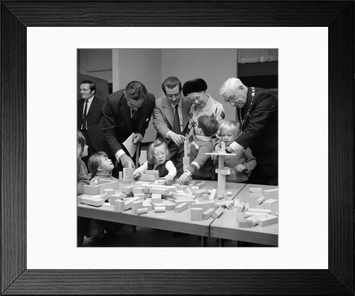 Framed Print : The opening of Brotton School. Circa 1973 Framed Print : The opening of Brotton School. Circa 1973