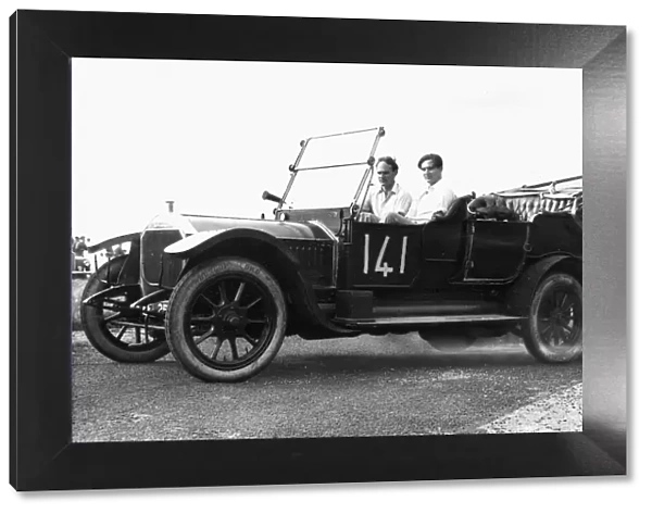 Vintage Napier motorcar which has been in the possession of the Ropner family of