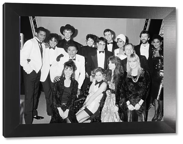 The BPI Award Winners 1987. The British Phonographic Industry award ceremony