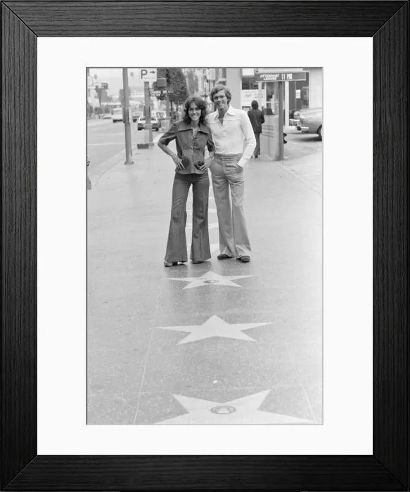 Framed Print : Karen and Richard Carpenter, The Carpenters, pictured in Hollywood, Los Angeles Framed Print : Karen and Richard Carpenter, The Carpenters, pictured in Hollywood, Los Angeles
