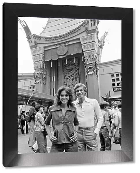 Karen and Richard Carpenter, The Carpenters, pictured in Hollywood, Los Angeles