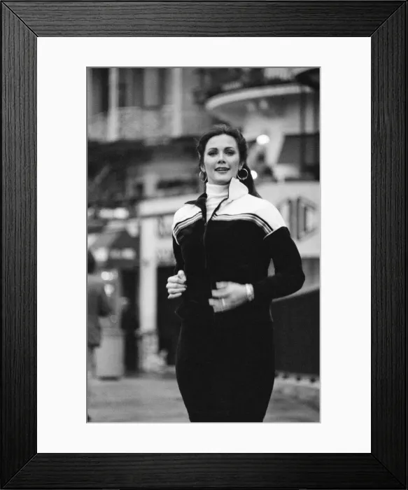 Framed Print : Lynda Carter - star of the television series Wonder Woman Framed Print : Lynda Carter - star of the television series Wonder Woman