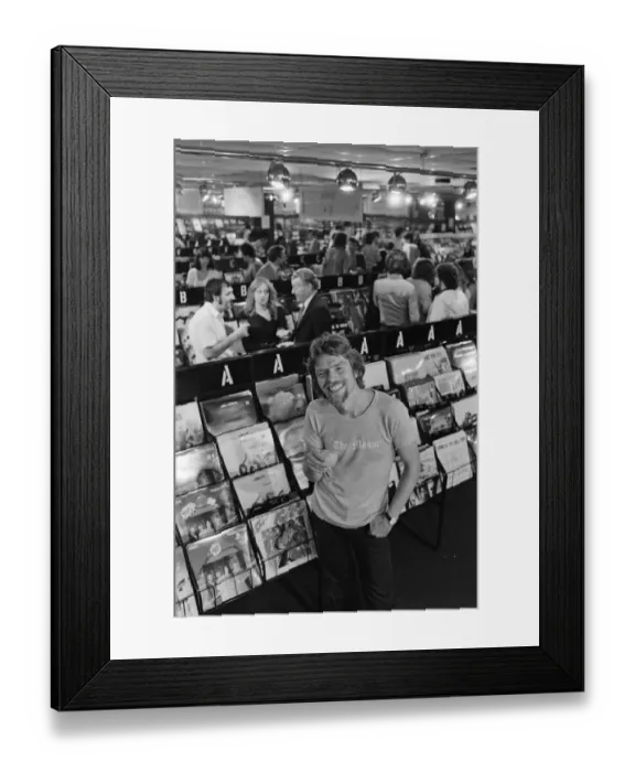 Framed Print : Richard Branson, 28 year old mastermind behind Virgin Music company