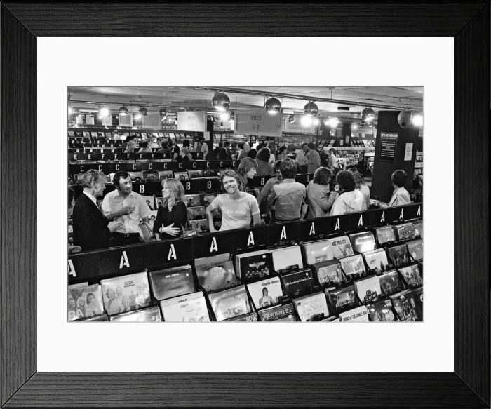 Framed Print : Richard Branson, 28 year old mastermind behind Virgin Music company