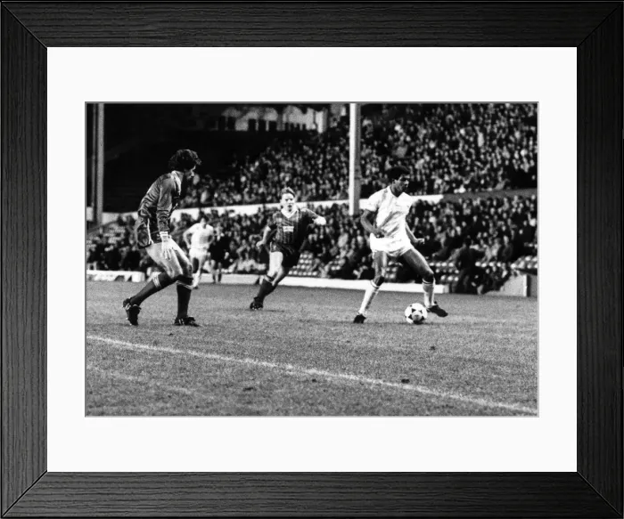 Framed Print : Birmingham Citys Howard Gayle, with Liverpools Mark Lawrenson Framed Print : Birmingham Citys Howard Gayle, with Liverpools Mark Lawrenson
