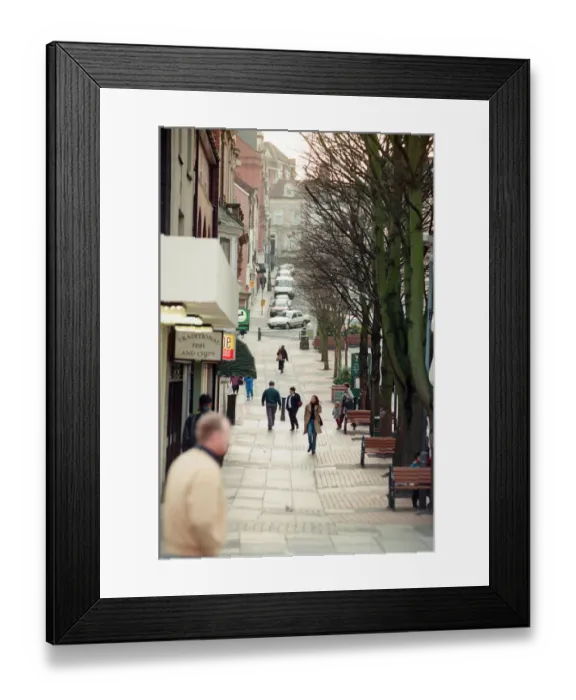 Framed Print : Clarence Place in Newport, South Wales, 27th February 1997 Framed Print : Clarence Place in Newport, South Wales, 27th February 1997