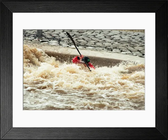 Framed Print : Teesside White Water Course at Tees Barrage, Stockton, preview with local international Framed Print : Teesside White Water Course at Tees Barrage, Stockton, preview with local international