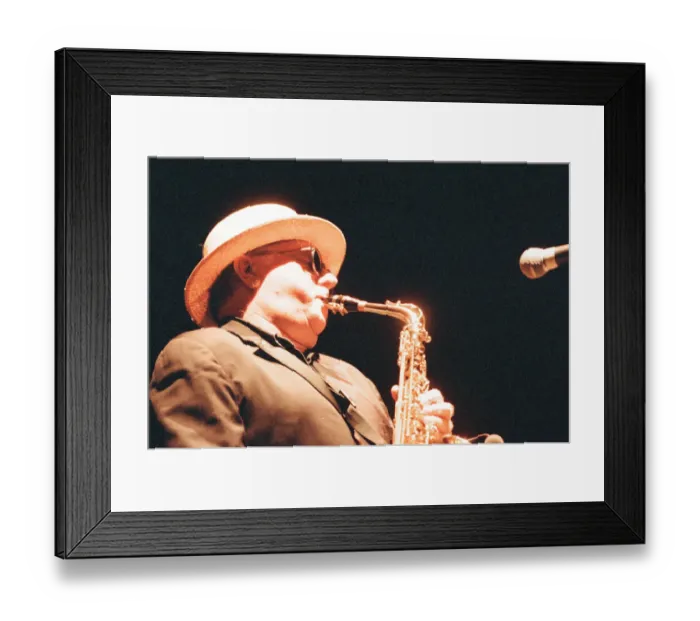 Framed Print : Van Morrison in concert at St Davids Hall, Cardiff, Wales, Friday 1st September 1995 Framed Print : Van Morrison in concert at St Davids Hall, Cardiff, Wales, Friday 1st September 1995