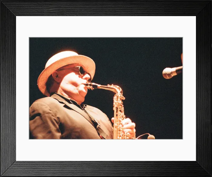Framed Print : Van Morrison in concert at St Davids Hall, Cardiff, Wales, Friday 1st September 1995 Framed Print : Van Morrison in concert at St Davids Hall, Cardiff, Wales, Friday 1st September 1995
