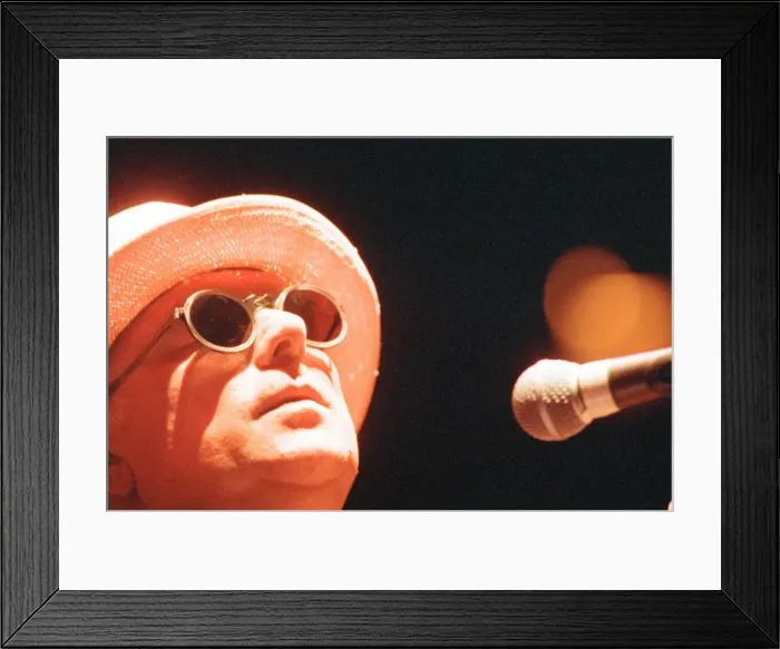 Framed Print : Van Morrison in concert at St Davids Hall, Cardiff, Wales, Friday 1st September 1995