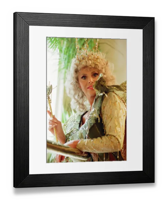 Framed Print : Britt Ekland, actress who will be starring as the Good Fairy this Christmas in pantomime