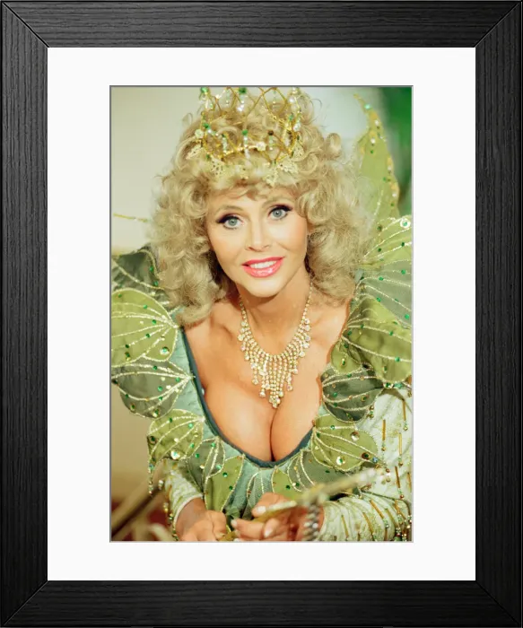 Framed Print : Britt Ekland, actress who will be starring as the Good Fairy this Christmas in pantomime