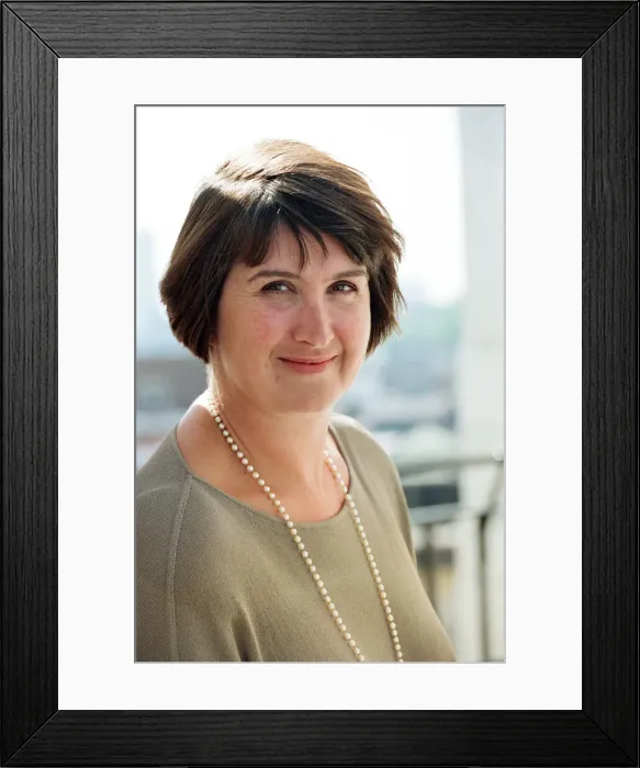 Framed Print : BBC Radios Jenni Murray. 30th August 1991 Framed Print : BBC Radios Jenni Murray. 30th August 1991